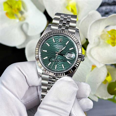 mens rolex 41mm|rolex datejust 41 green motif.